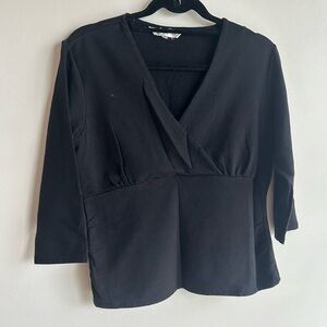 Vintage Black Women's work out dance Top